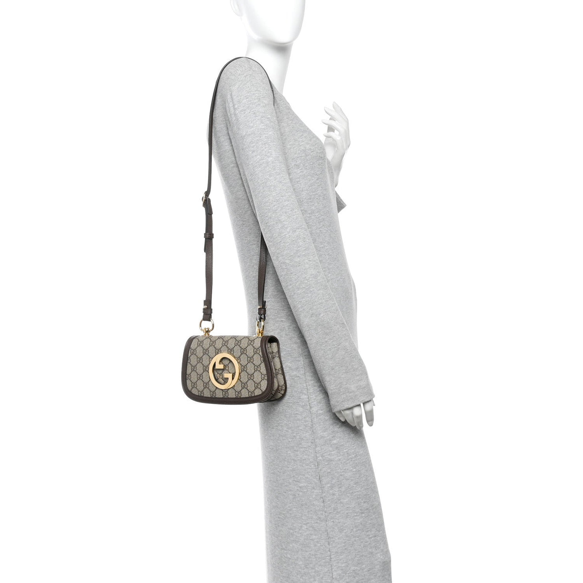 Mini Calfskin Shoulder Bag - Red