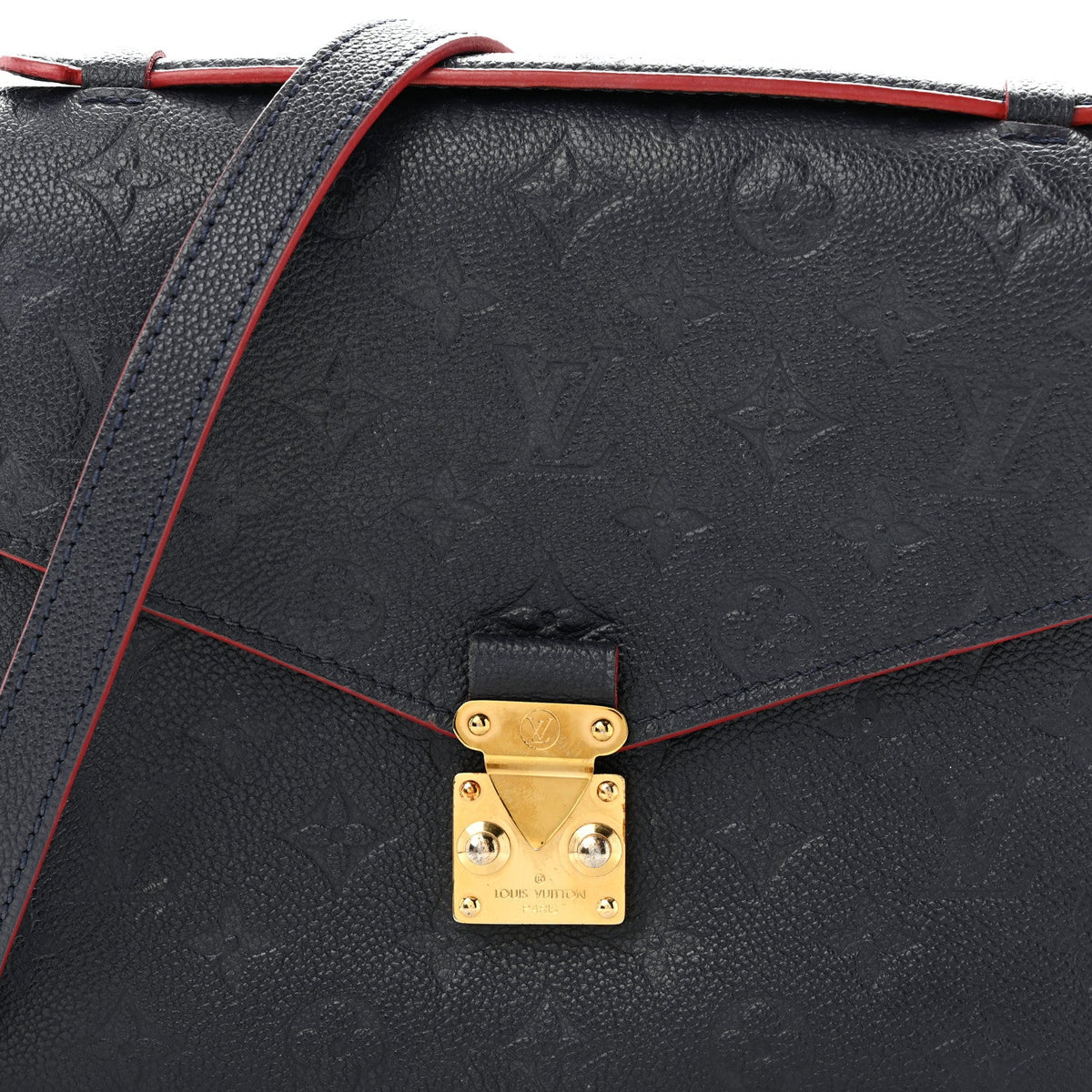 Empreinte Pochette Metis Marine Rouge Handbag