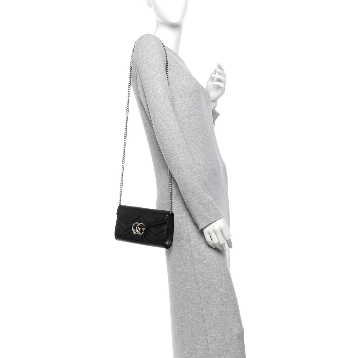 Calfskin Wallet Bag - Black
