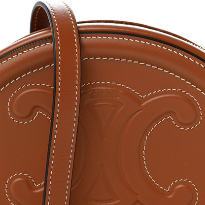 Small Calfskin Crossbody Bag - Tan