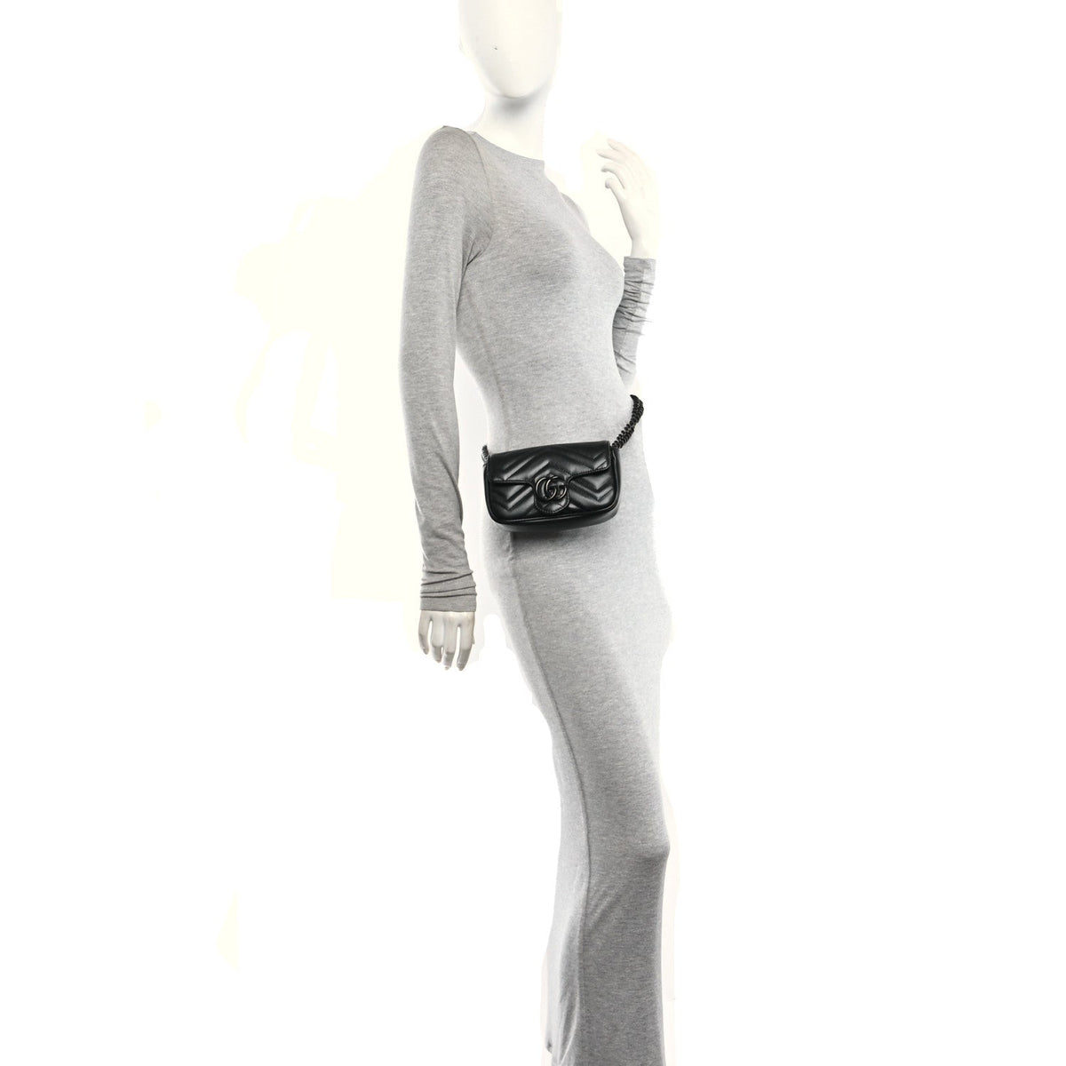 Calfskin Belt Bag - Black