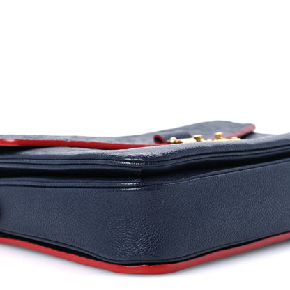 Empreinte Pochette Metis Marine Rouge Handbag