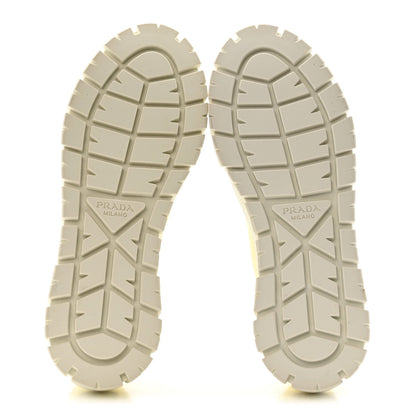 Prada Re-Nylon Women's Logo Double Wheel Sneakers 38 Narciso