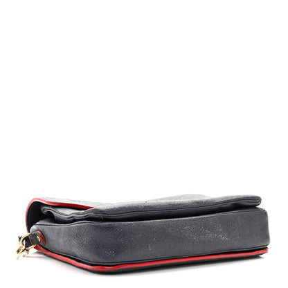 Empreinte Pochette Metis Marine Rouge Handbag