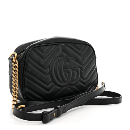 Small Calfskin Shoulder Bag - Black