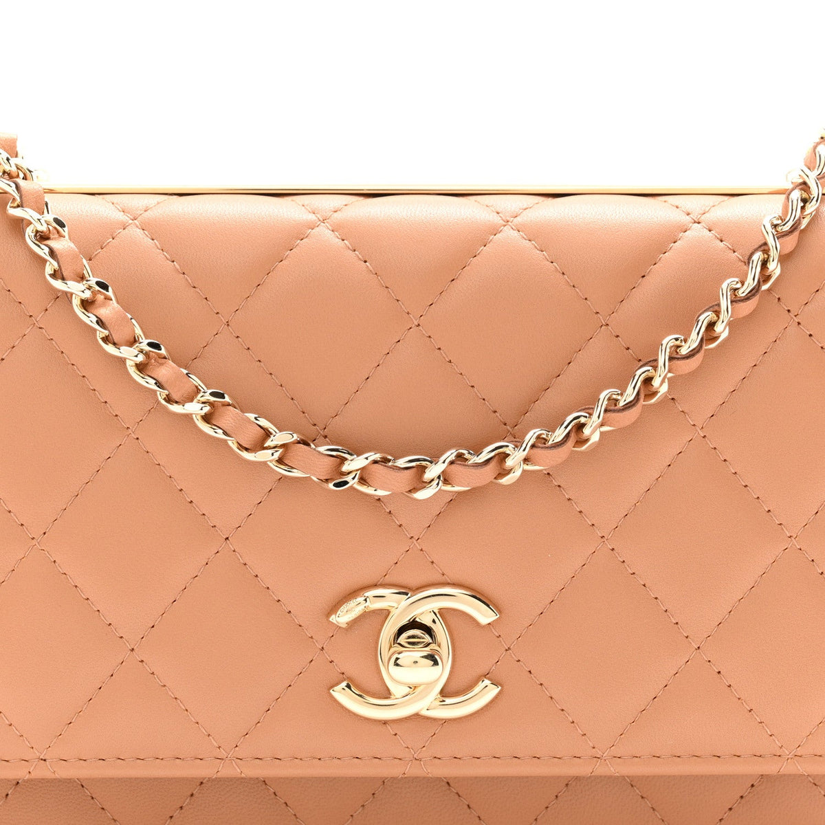 Quilted Lambskin Wallet Bag