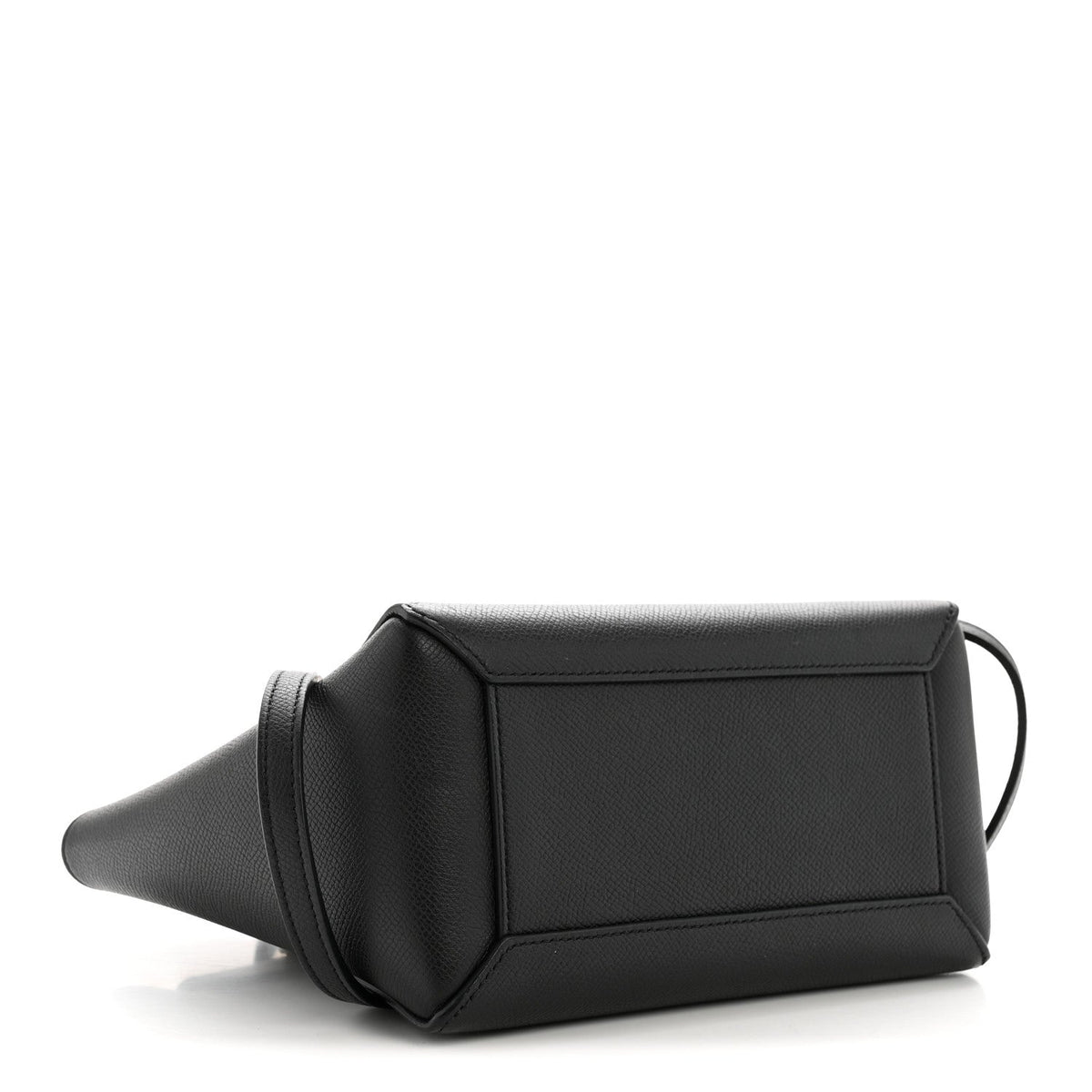 Nano Calfskin Belt Bag - Black