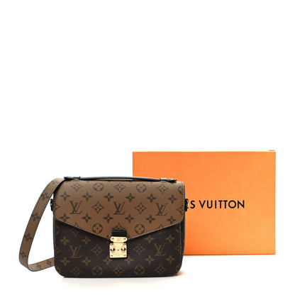 Reverse Monogram Pochette Metis Handbag