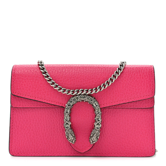 Mini Calfskin Shoulder Bag - Pink