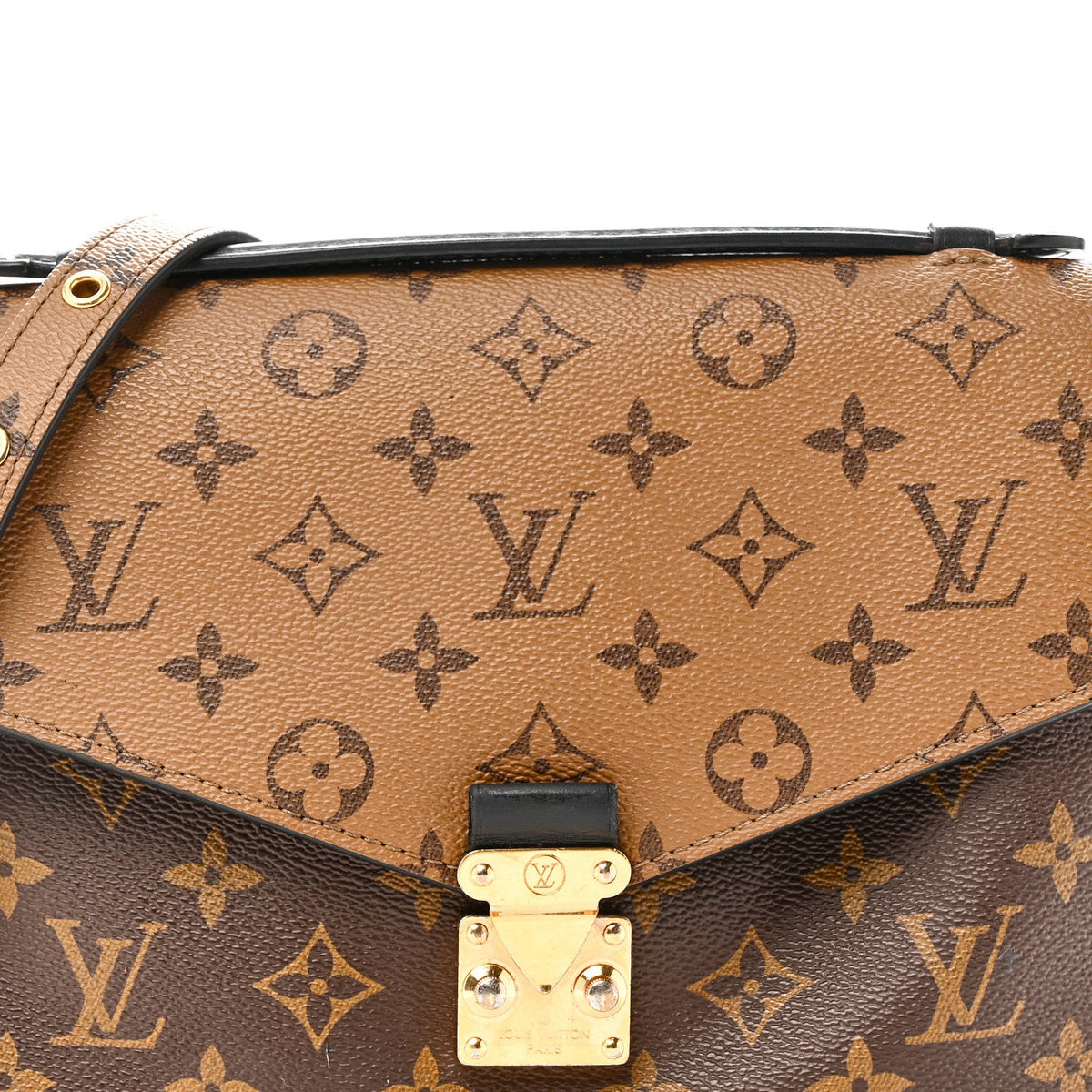 Reverse Monogram Pochette Metis Handbag