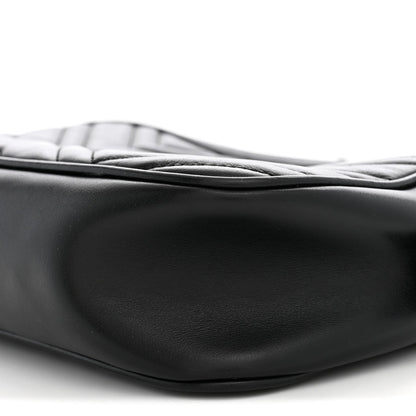 Small Calfskin Shoulder Bag - Black