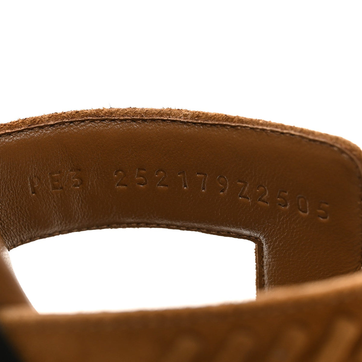 Hermes Suede Goatskin Women's Braided Oran Sandals 40 Brun Fume