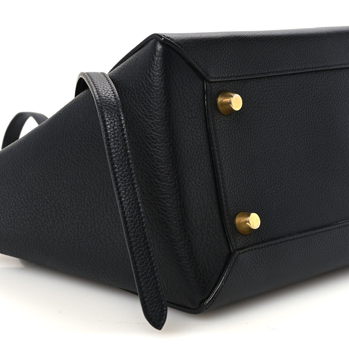 Mini Calfskin Belt Bag - Black