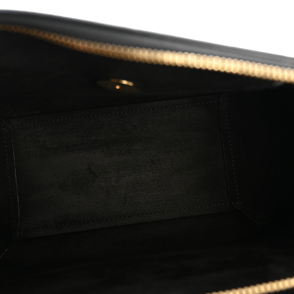 Nano Calfskin Belt Bag - Black