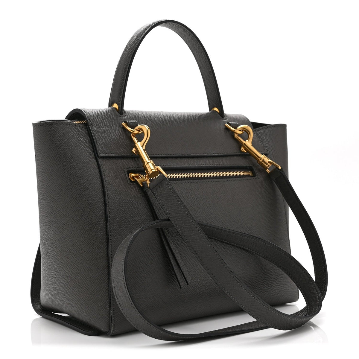 Calfskin Belt Bag - Grey