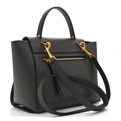 Calfskin Belt Bag - Grey