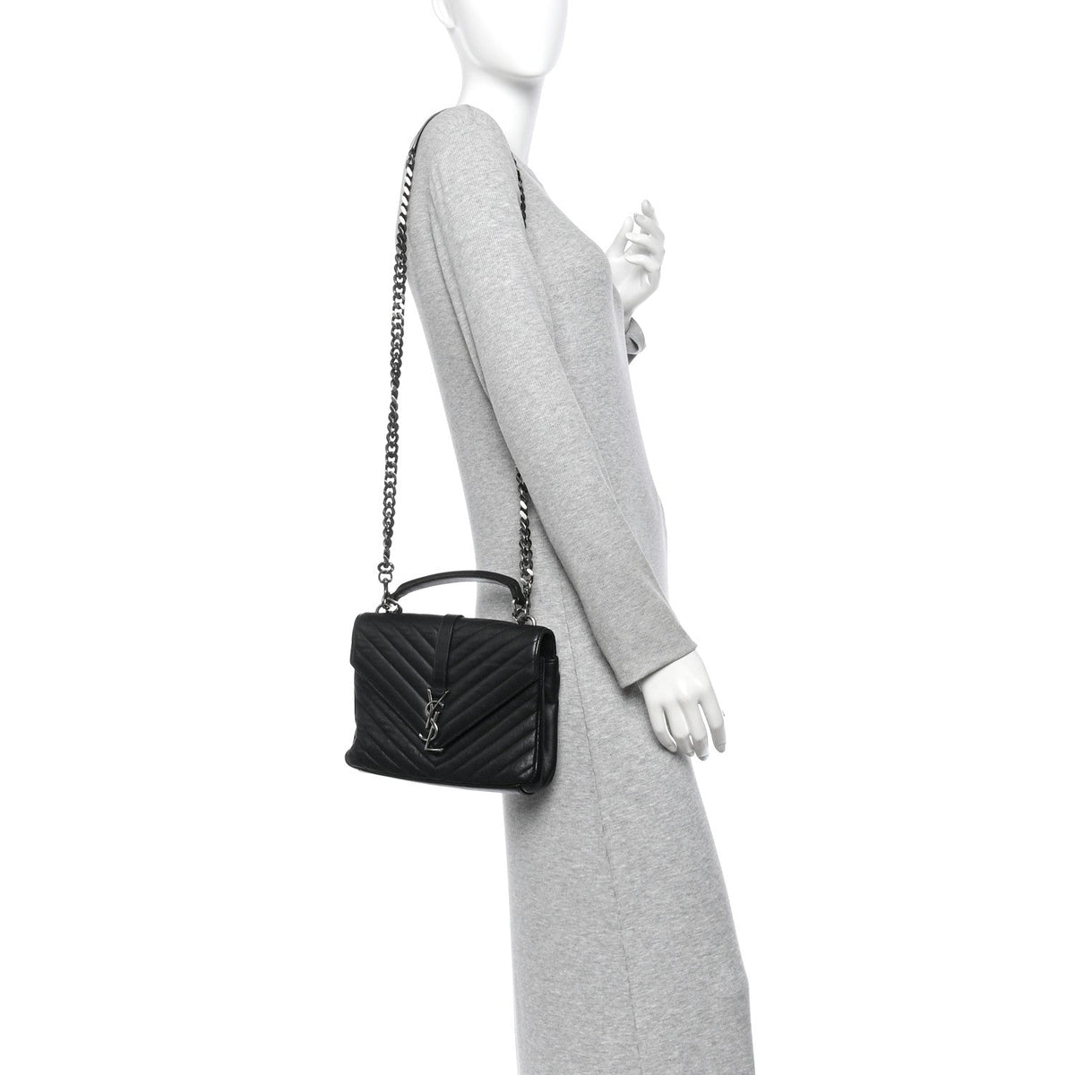 Medium Sheepskin Handbag - Black