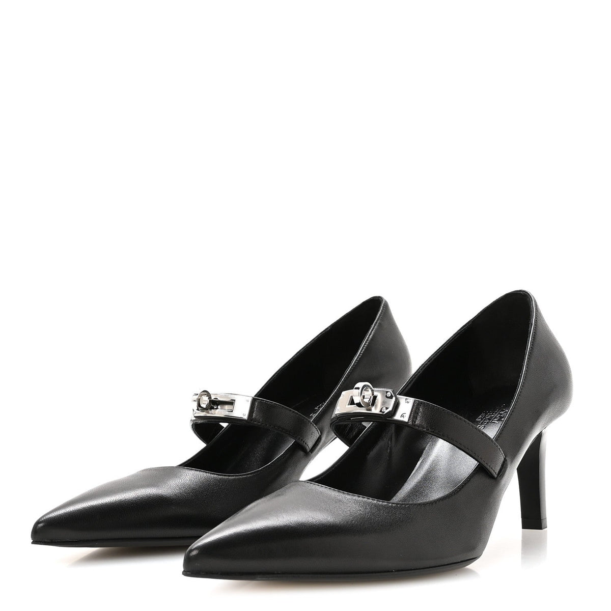 Hermes Nappa Kiara Kelly Women's Pumps Black