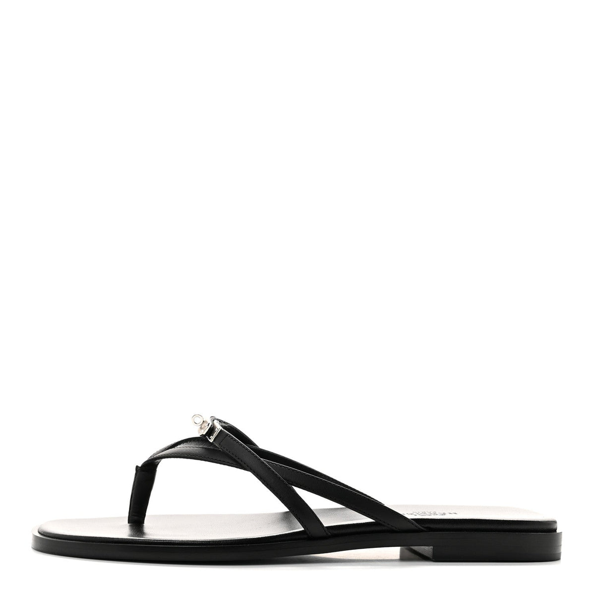 Calfskin Miss Sandals Black