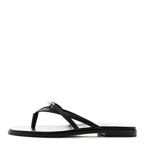 Calfskin Miss Sandals Black