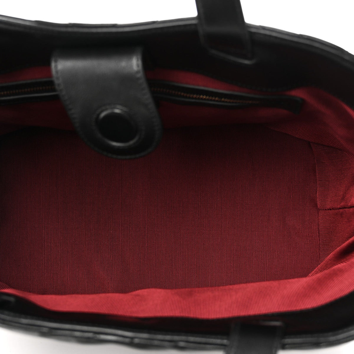 Medium Lambskin Tote Bag - Black