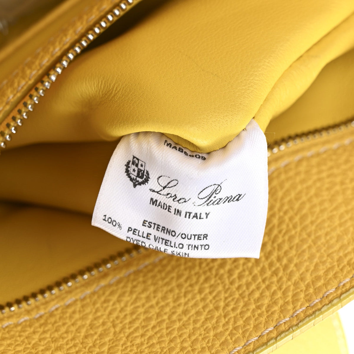 Calfskin Handbag - Yellow