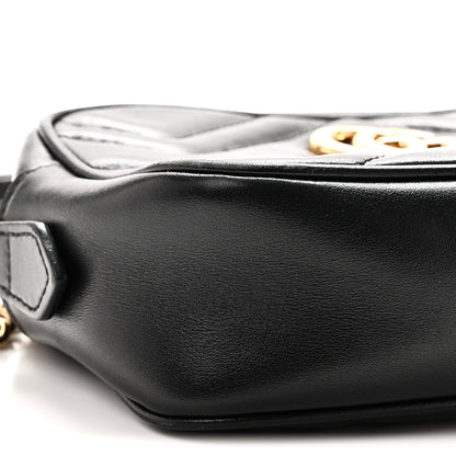 Mini Calfskin Shoulder Bag - Black