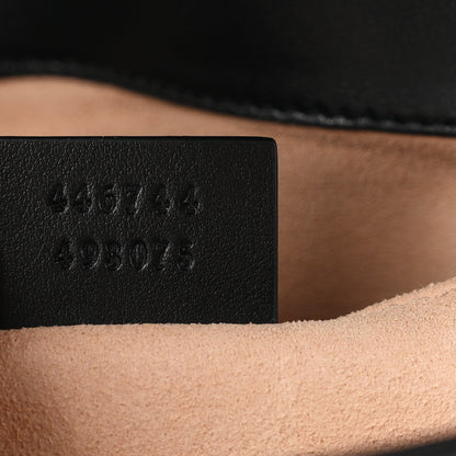 Mini Calfskin Shoulder Bag - Black