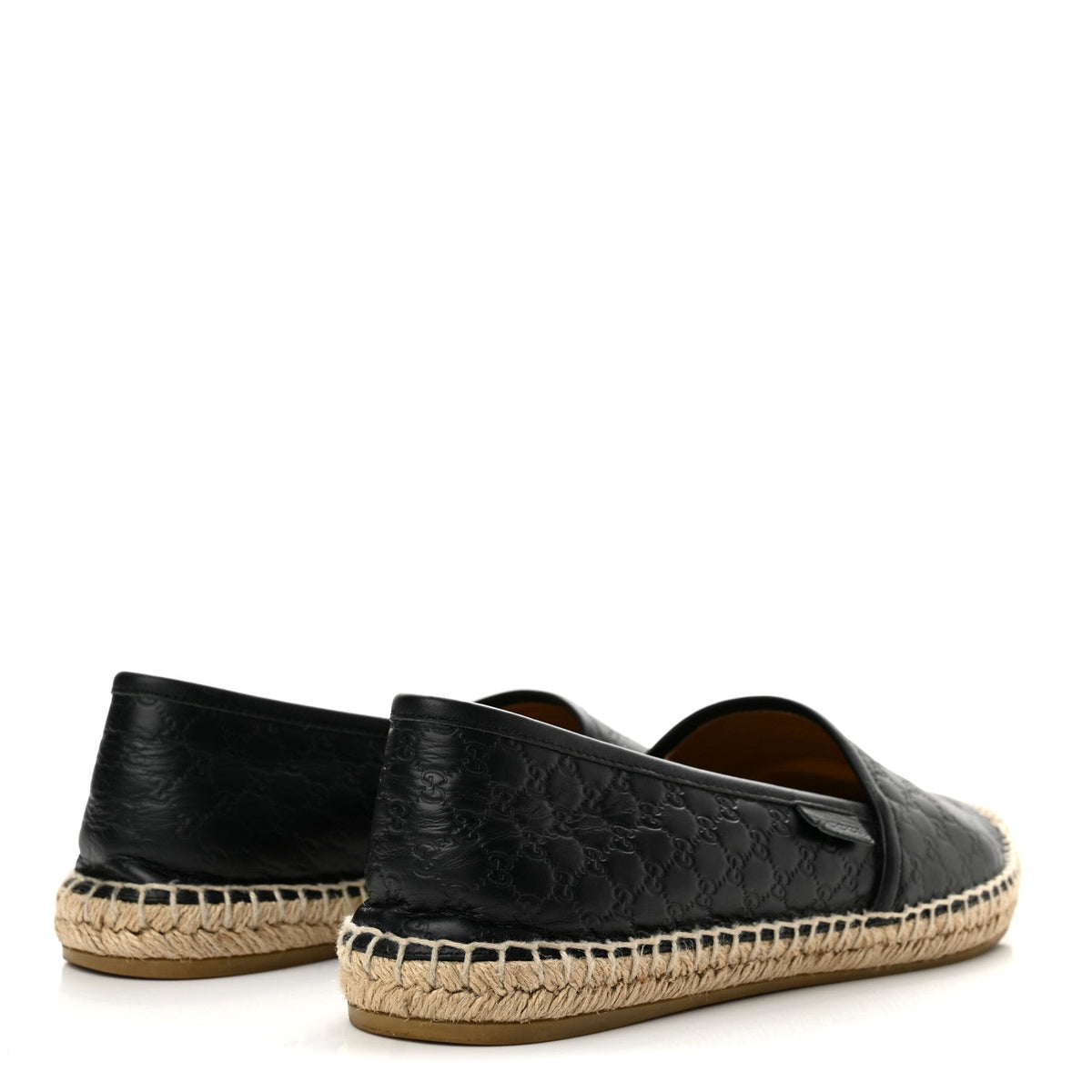 Gucci Microguccissima Signature Women's Espadrilles 38 Black