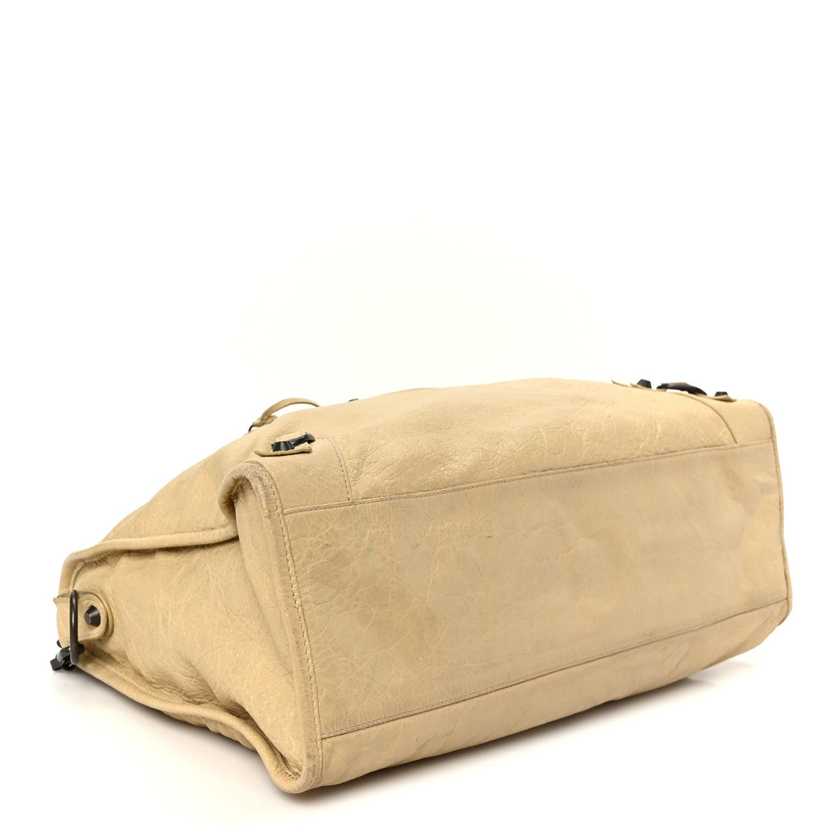 Agneau Classic Hardware City Dune Handbag