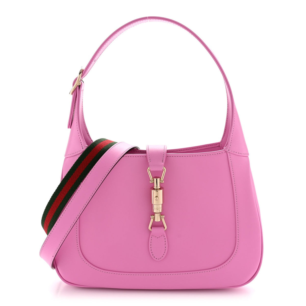 Medium Calfskin Hobo Bag - Pink