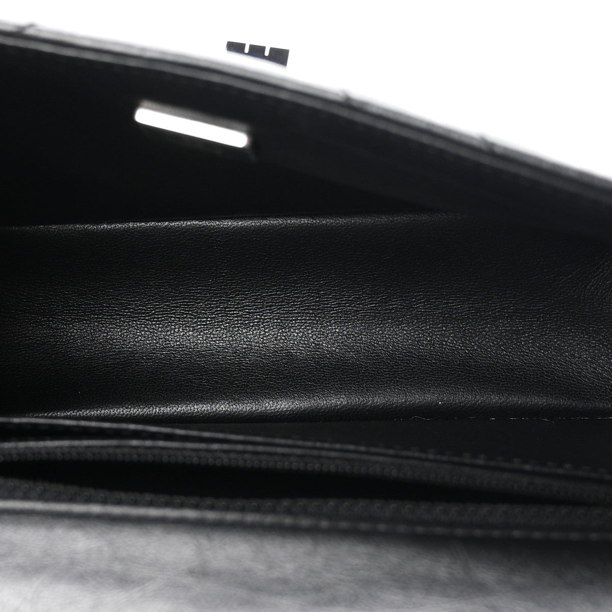 Mini Quilted Calfskin Flap Shoulder Bag - Black