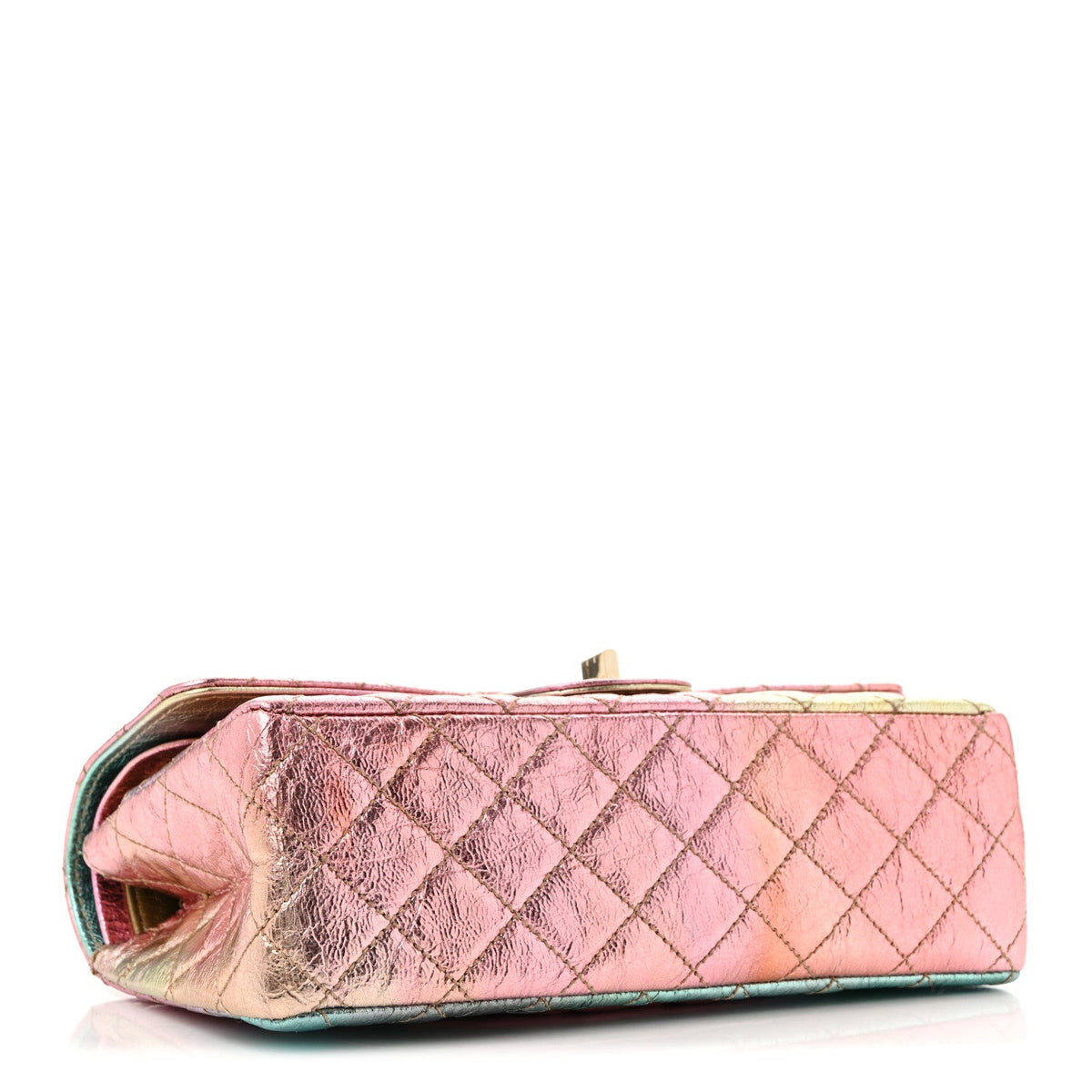 Quilted Goatskin Flap Shoulder Bag