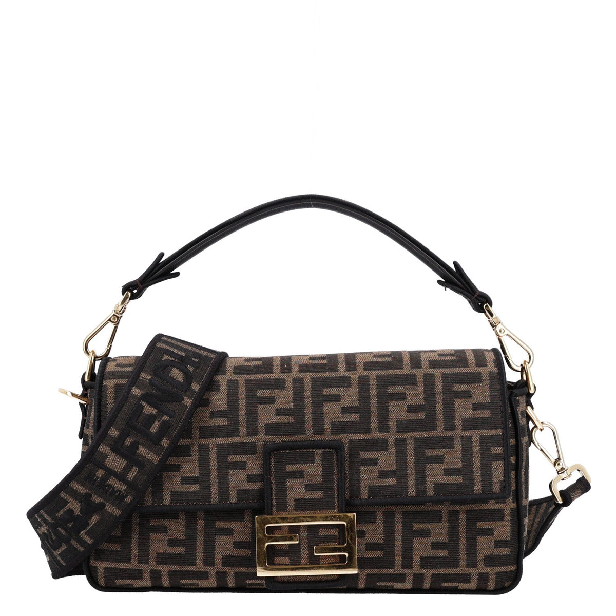 Medium Fabric Handbag - Black
