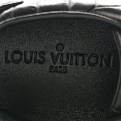 Louis Vuitton Calfskin Men's Frontrow Sneakers 8 Black