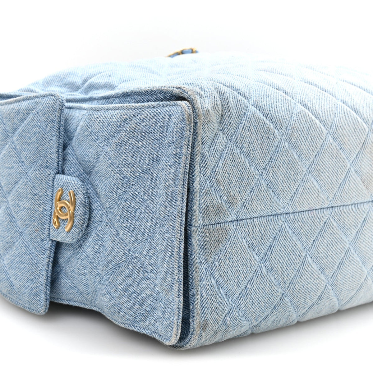 Medium Quilted Handbag - Blue