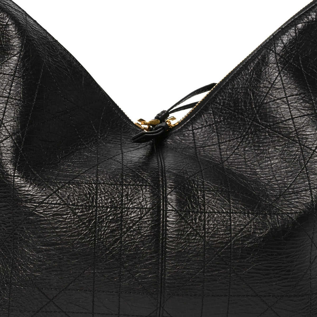 Large Calfskin Handbag - Black