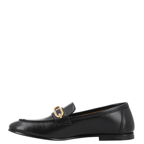 Hermes Calfskin Women's Colette Loafers 35 Black