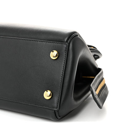 Small Calfskin Handbag - Black
