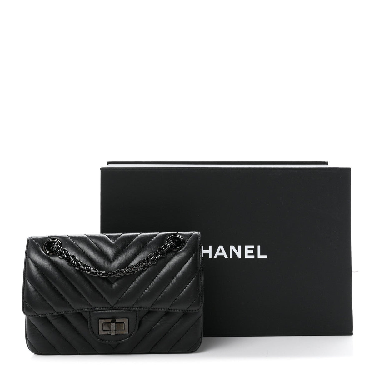 Mini Quilted Calfskin Flap Shoulder Bag - Black