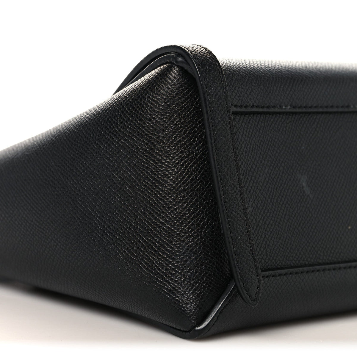 Nano Calfskin Belt Bag - Black