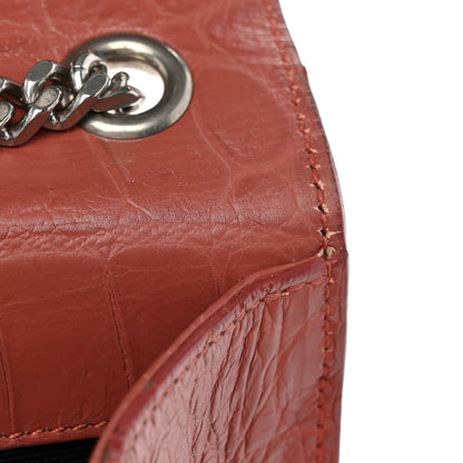 Medium Calfskin Satchel Bag - Pink
