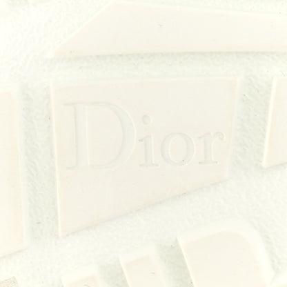 Christian Dior Calfskin Women's Dior-ID Platform Sneakers 37.5 White Nude