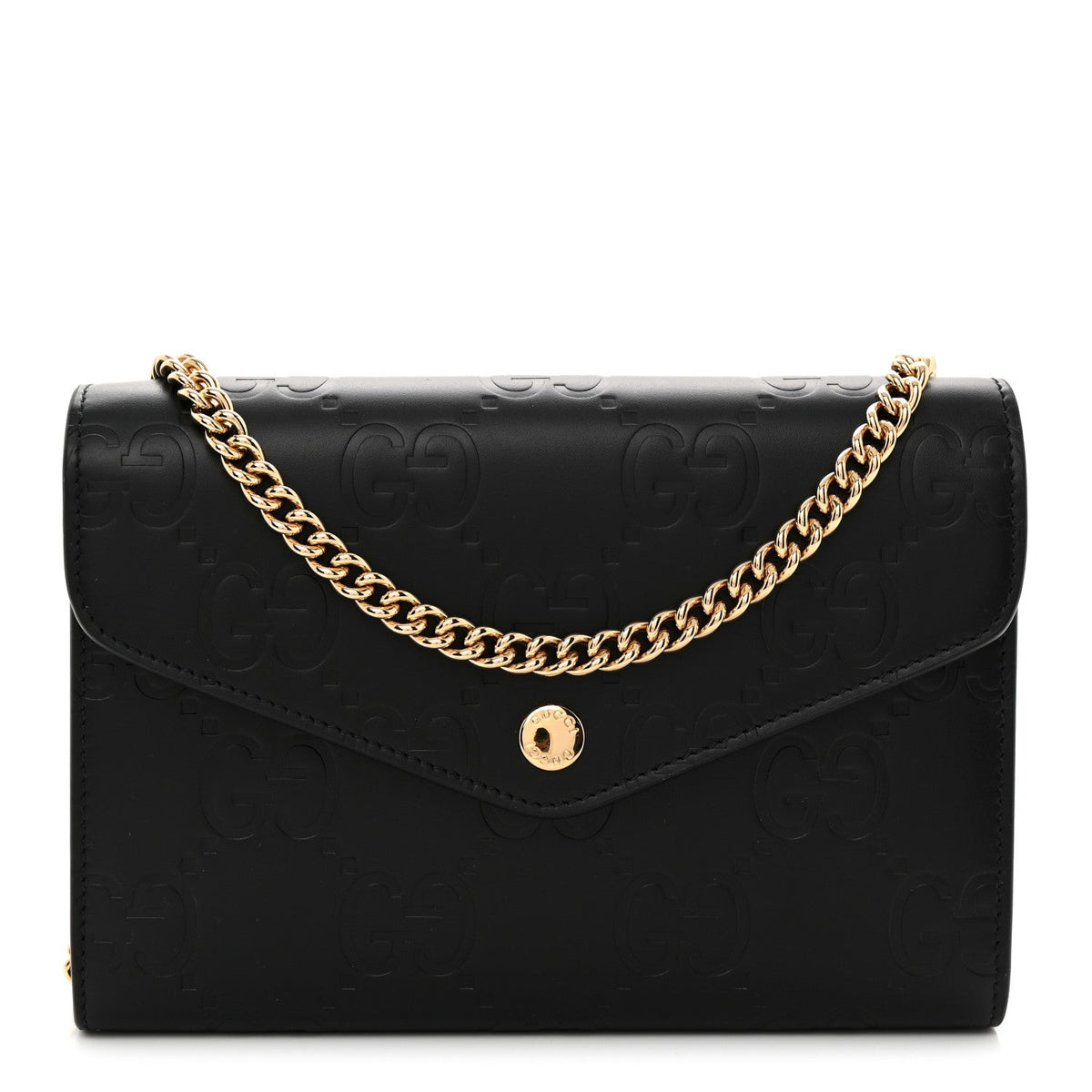 Calfskin Wallet Bag - Black