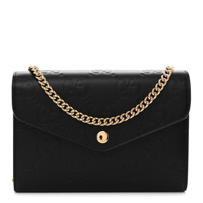 Calfskin Wallet Bag - Black