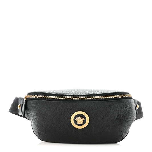 Calfskin Belt Bag - Black