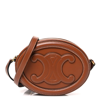 Small Calfskin Crossbody Bag - Tan