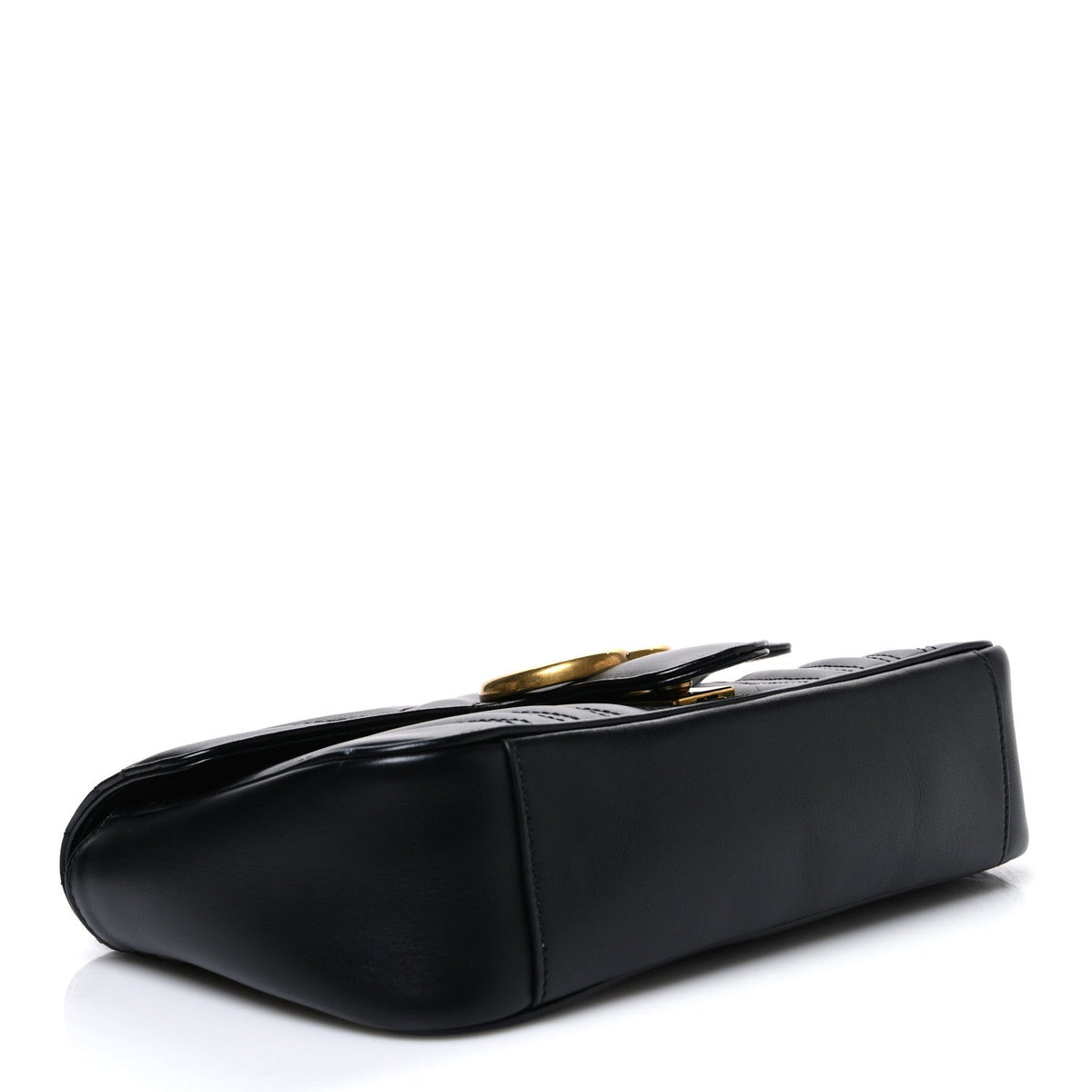 Small Calfskin Shoulder Bag - Black