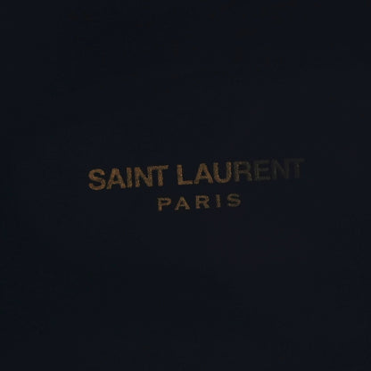 Saint Laurent Vitello Calfskin Women's Ruinart Hunt 25 Boots 37.5 Black