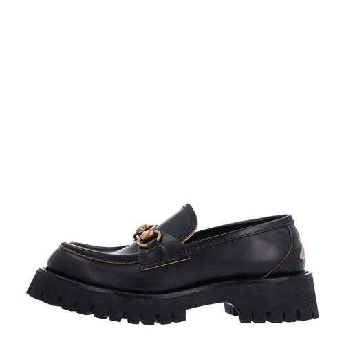 Cordovan Lux Harald Horsebit 25Mm Platform Loafers Black